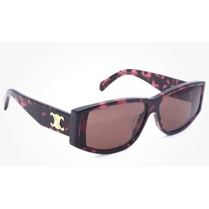 Celine pink tortoise sunglasses